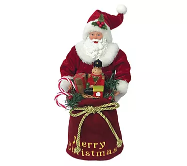 Santa's Workshop 12" Merry Christmas Claus