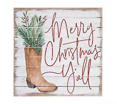 Merry Christmas Yall. Perfect Pallet By Sincere Surroundings
