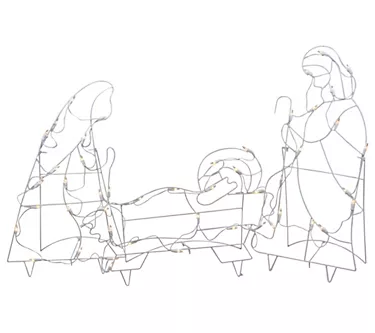 Northlight 3-Piece Holy Family Nativity OutdoorDecor Set