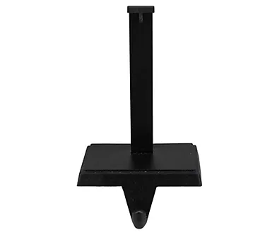 373324-northlight-6-75-black-stocking-holder-with-ornament-hanger-1.webp