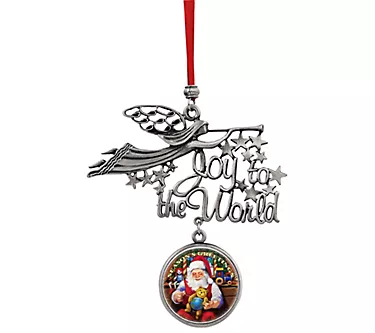 American Coin Treasures Santa Season's Greetings Coin Ornamen