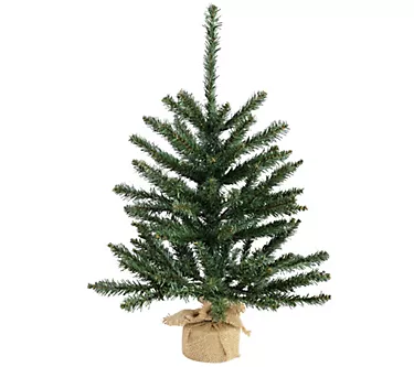 2' Anoka Pine Tree with Burlap Base by Vickerman