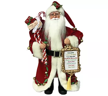 Santa's Workshop Inc. 15" Xmas Around The WorldClaus