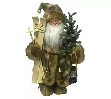 Santa's Workshop Inc. 15" Woodsman with Skis