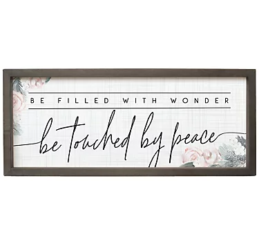 Touched by Peace Farmhouse Frame by Sincere Surroundings