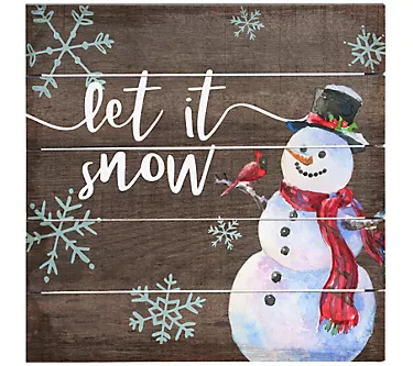 Let It Snow Perfect Pallet Petite by Sincere Surroundings