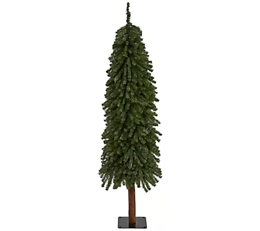 5' Grand Christmas Tree on Natural Trunk by Nearly Natural
