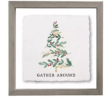 Sincere Surroundings 10" Gather Around Tree Frame Art