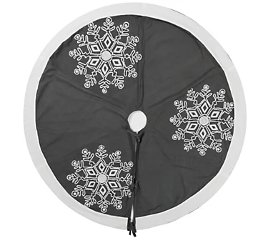 60" Winter Snowflake Tree Skirt by Vickerman