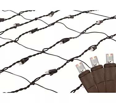 Northlight 2' x 8' Clear LED Tree Trunk Wrap Net-Style Lights