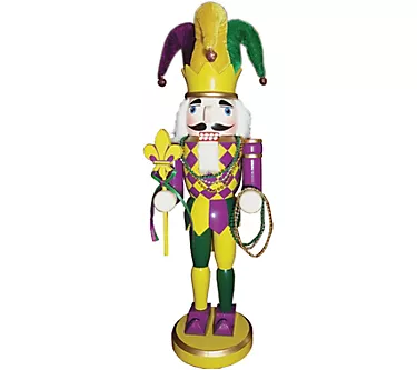 Mardi Gras Nutcracker by Santa's Workshop