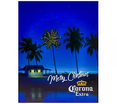 Northlight 18.75" Motion Activated Musical Corona Wall Art