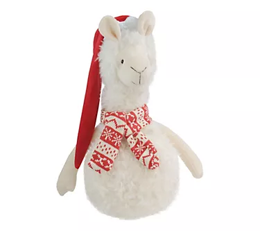 373878-northlight-17-75-white-llama-w-red-santa-hatable-top-decor-1.webp