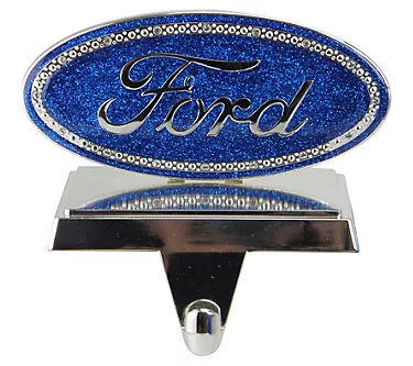 Northlight 5" Blue & Silver Licensed Ford Logo Stocking Holder