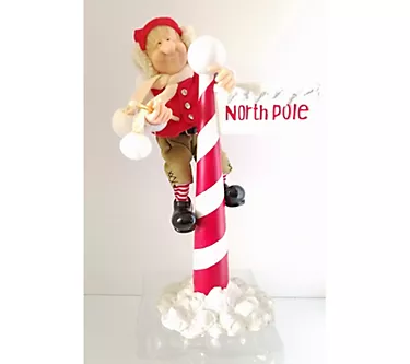 Zims "Reggie" w/ North Pole Sign Elves Themselv es by Whitehur
