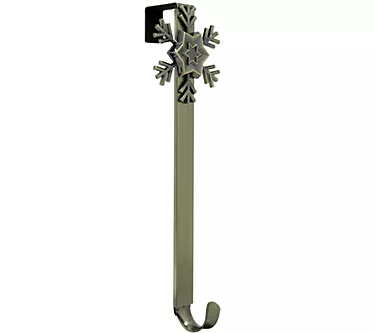 Haute Decor Wreath Hanger with Removable Snowflake Icon