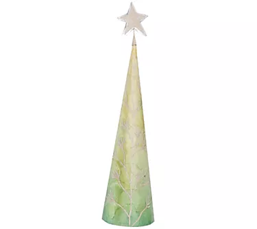 Gallerie II Silver Leaf Coastal Tree Figure
