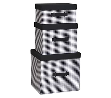 Martha Stewart Set of 3 Storage Boxes