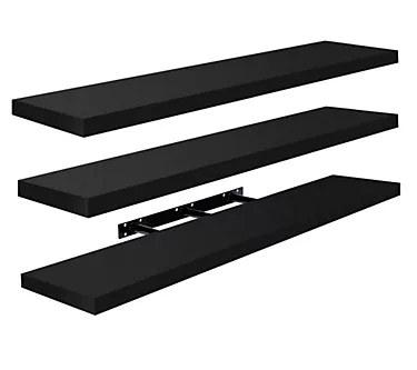 Sorbus Floating Shelves for Wall, 3 Pack ExtraLong Shelving