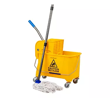 Mind Reader Bucket with Wringer and Mop Set