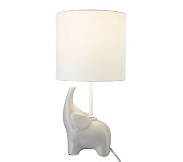 Globe Electric Ellie 16.5" Ceramic Elephant Table Lamp