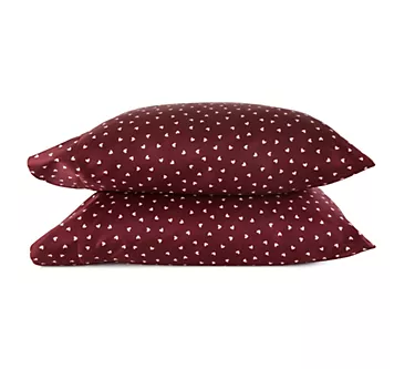 Elegance Satin L'Amour King Pillowcase Pair