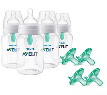 Philips Avent Soothie Pacifier + Anti-Colic AirFree Bottles