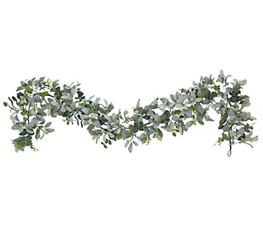 Puleo International 6 ft. x 10" Lambs Ear Garland