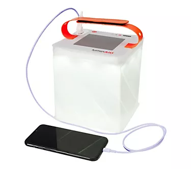 LuminAID Max Solar Powered Quick Inflate Lantern w/ USB Charging Port