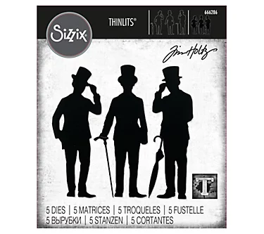 Sizzix Thinlits 5pc Gentlemen Die Set