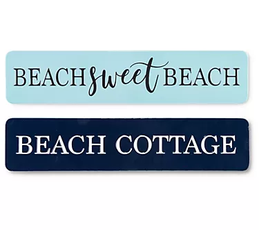 Set of 2 36" Long Metal Beach-Themed Wall Signsby Gerson Co. 1 375183-set-of-2-36-long-metal-beach-themed-wall-signsby-gerson-co–1.webp