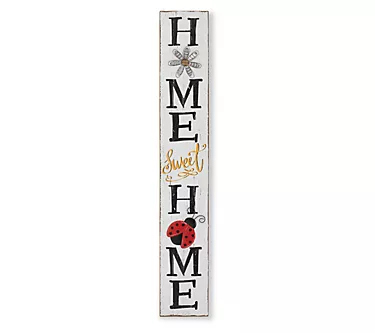 59"H Wood Home Sweet Home Sign by Gerson Co