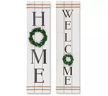 Set of 2 31.5" Wooden Wall Decor by Gerson Co.
