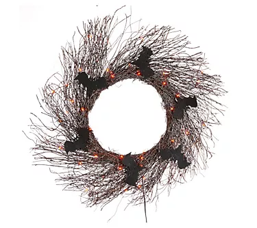 Black Wreath with Bats and Orange Lights by Everlasting Glow 1 375244-black-wreath-with-bats-and-orange-lights-by-everlasting-glow-1.webp