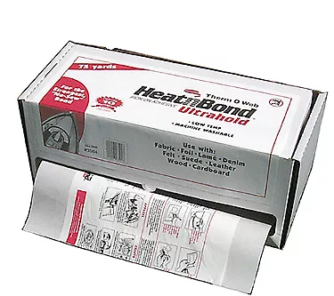 Thermoweb Heat 'n Bond White 17" x 75yd Ultra Iron-On Adhesiv