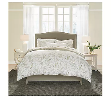 Laura Ashley Lindy - Green Full/Queen Duvet Cover Set