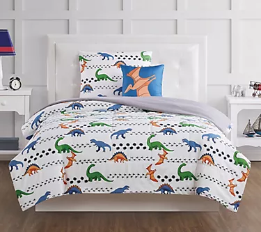 My World Dino Tracks Twin 3-Piece Comforter Set