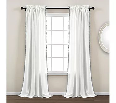 Pom Pom Single Window Panel by Lush Decor
