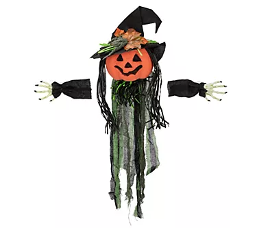 Northlight Creepy Jack-O-Lantern 3-D HalloweenWindow Decor