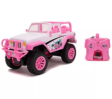 Jada Toys Girlmazing 1:16 Scale RC Jeep, Exclusive Star Deco