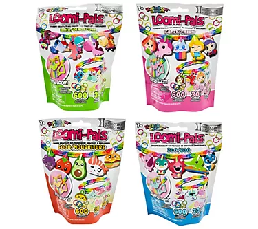 Rainbow Loom Loomi-Pals Collectible 4 PK Bundle