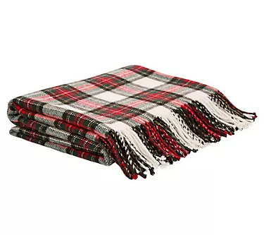 Glitzhome Cardinal Plaid Woven Throw Snuggly Blanket 1 375866-glitzhome-cardinal-plaid-woven-throw-snuggly-blanket-1.webp
