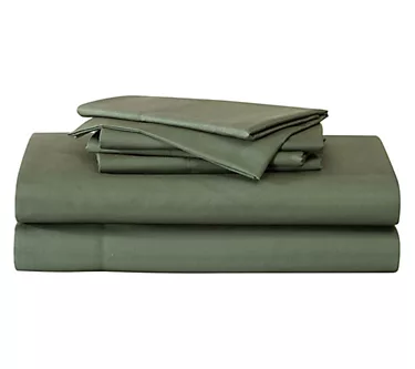 Eddie Bauer Logan Collection Green 6-Piece FullSheet Set