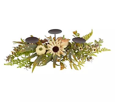 Northlight Harvest Triple Candle Holder 28"