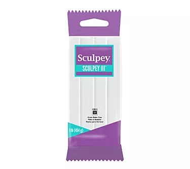 Sculpey Clay III White - 1lb