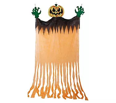 Northlight 11' Scary Jack-O-Lantern Halloween Hanging Decor