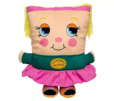 Pillow People Jill College Plush - 2-In-1 Toy &Pillow