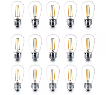 Brightech Ambience Pro 15 Pack 2W S14 LED Edison Light Bulbs