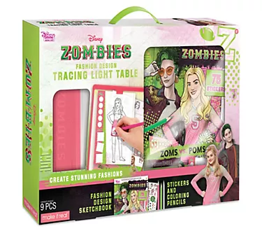 Disney Zombies Fashion Design Tracing Light Table