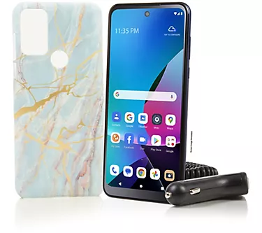 Tracfone Moto G Play 4G Phone with 1500 Talk/Text/Data & Accessories